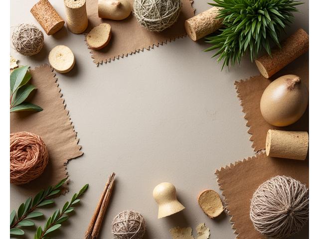 Matériaux écoresponsables et recyclés utilisés dans les ateliers créatifs